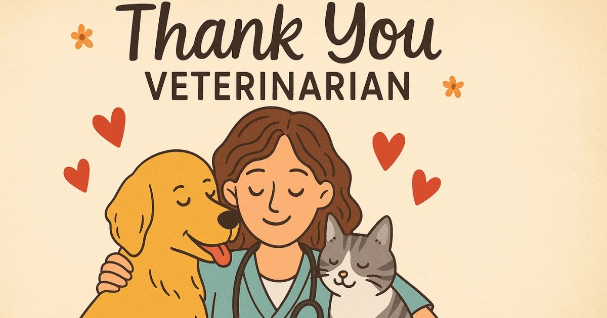 50+ Heartwarming Thank You Veterinarian Quotes, Note, Messages and Example
