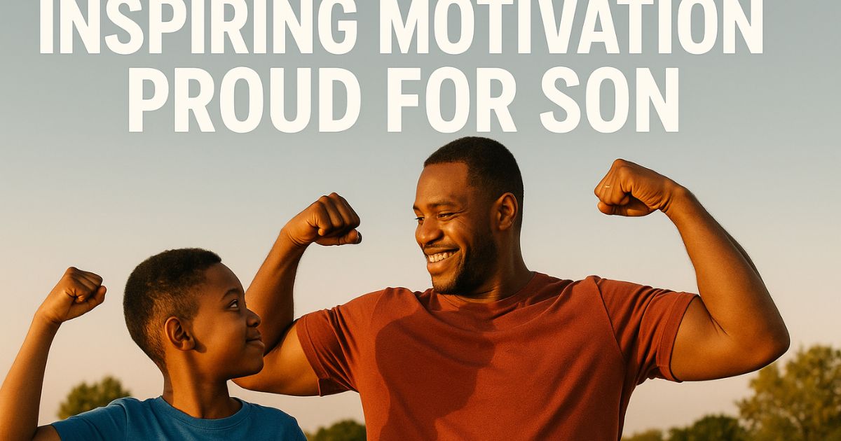 57+ Inspiring Motivation Proud Quotes For Son