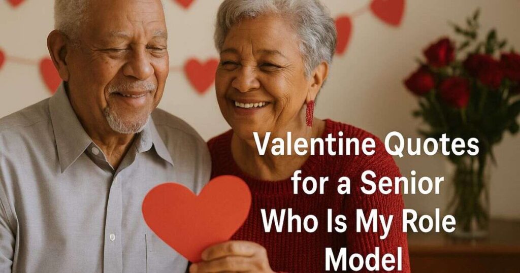 Valentine Quotes for a Senior Who Is My Role Model