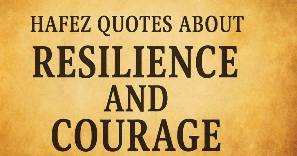 Resilience and Courage
