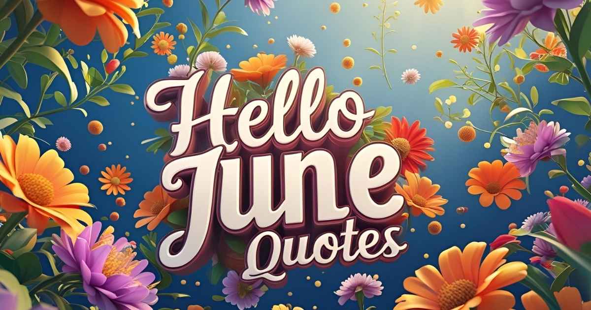 Hello June Quotes to Welcome a New Month