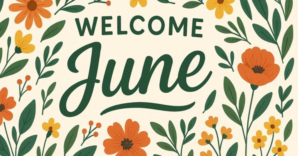 Short Welcome June Quotes