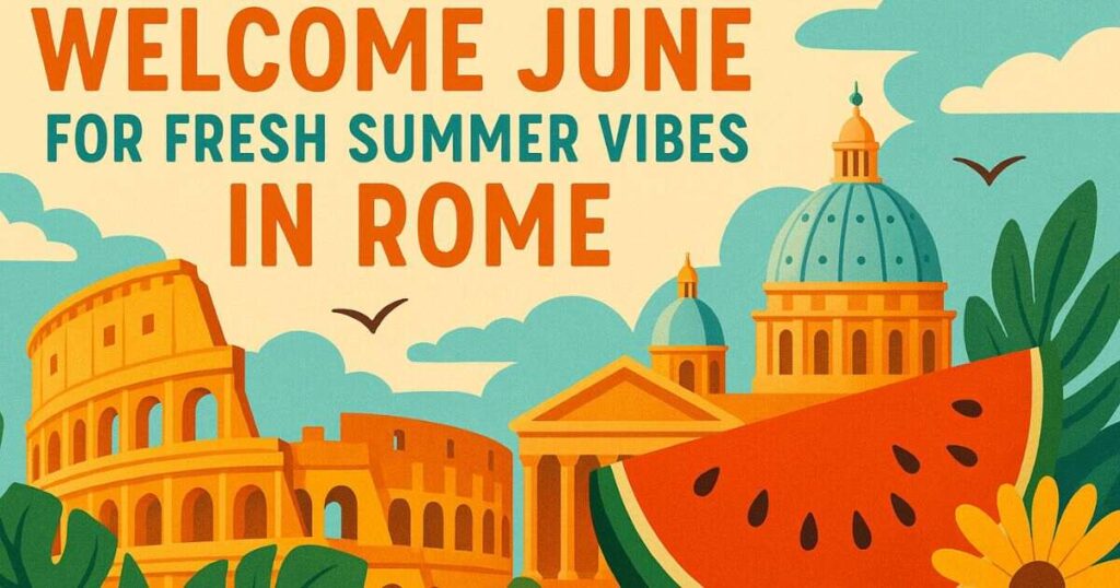 Welcome June Quotes for Fresh Summer Vibes in Rome