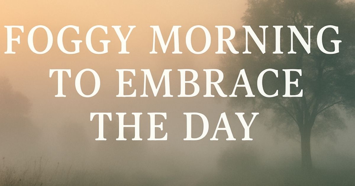 30+ Foggy Morning Quotes to Embrace the Day