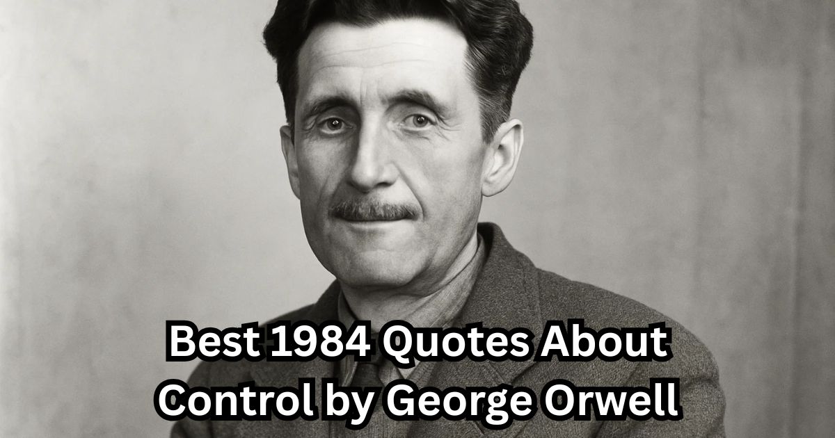 Best 1984 Quotes About Control by George Orwell