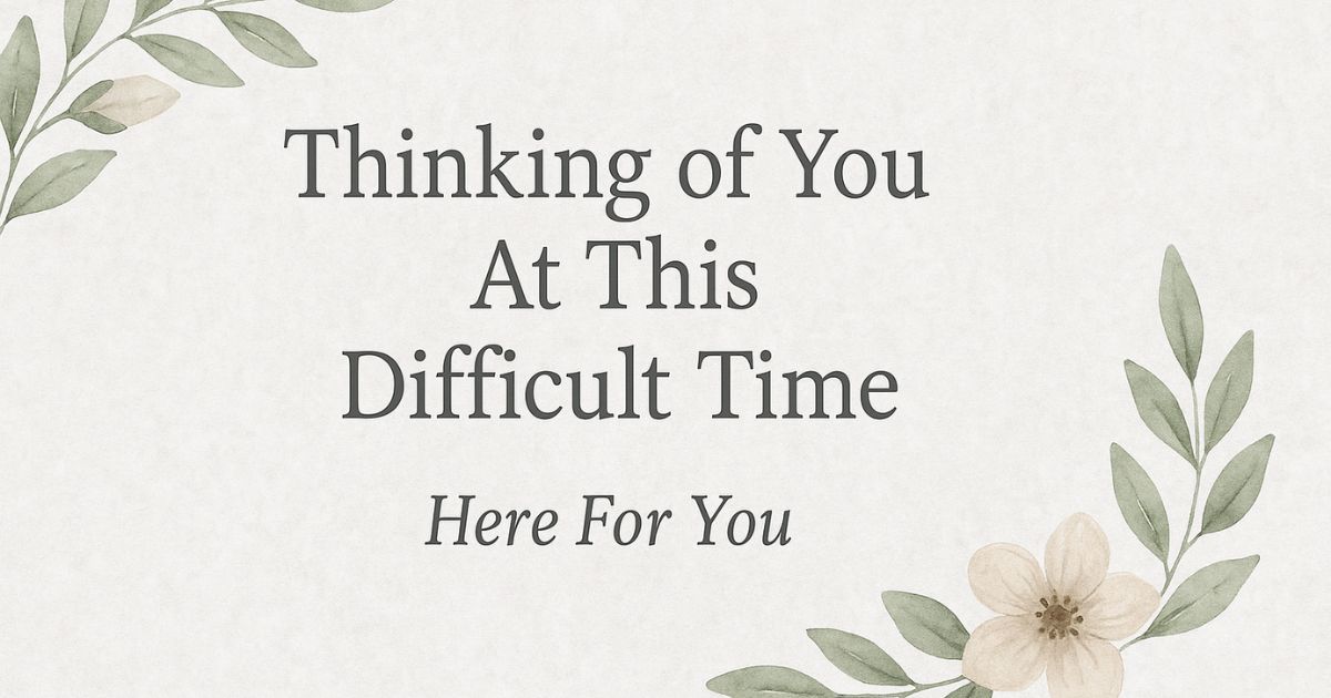 Top 40+ Thinking of You At This Difficult Time Here For You Quotes At Difficult Time Messages