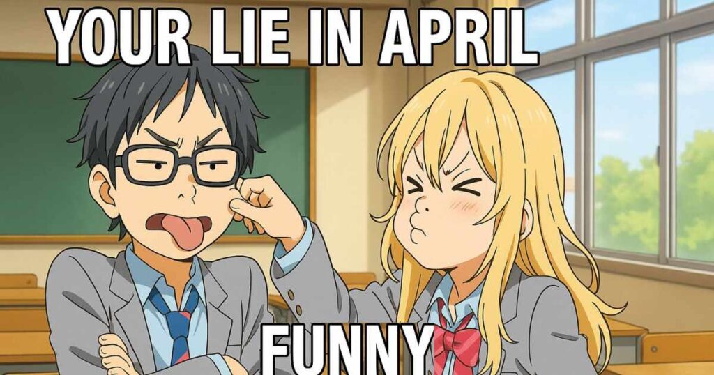 Your Lie In April Funny Quotes